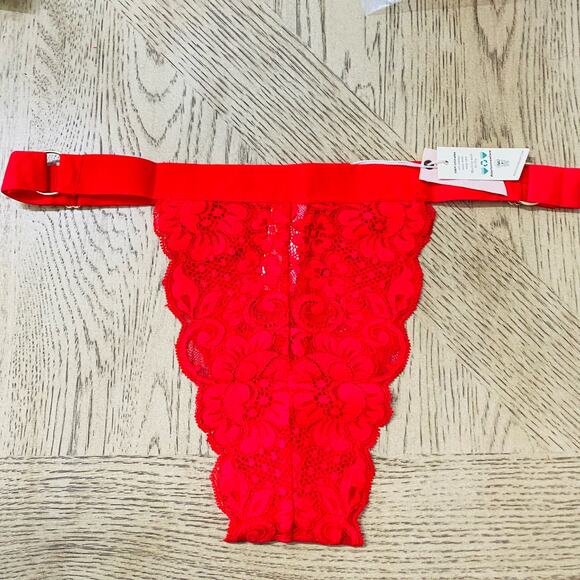 We are HAH Gettin' Cheeky Panty Siren Red M/L - Picture 3 of 9